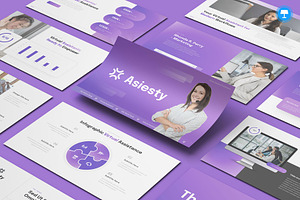 Virtual Assistant Keynote, a Presentation Template by Pixslides