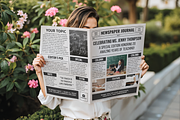 Vintage Newspaper Template, a Magazine Template by ZoloDesignHub (Thumbnail 2 of 8)