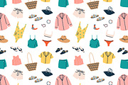 Vacation clothes seamless patterns, a Pattern Graphic by Good Studio (Thumbnail 3 of 5)