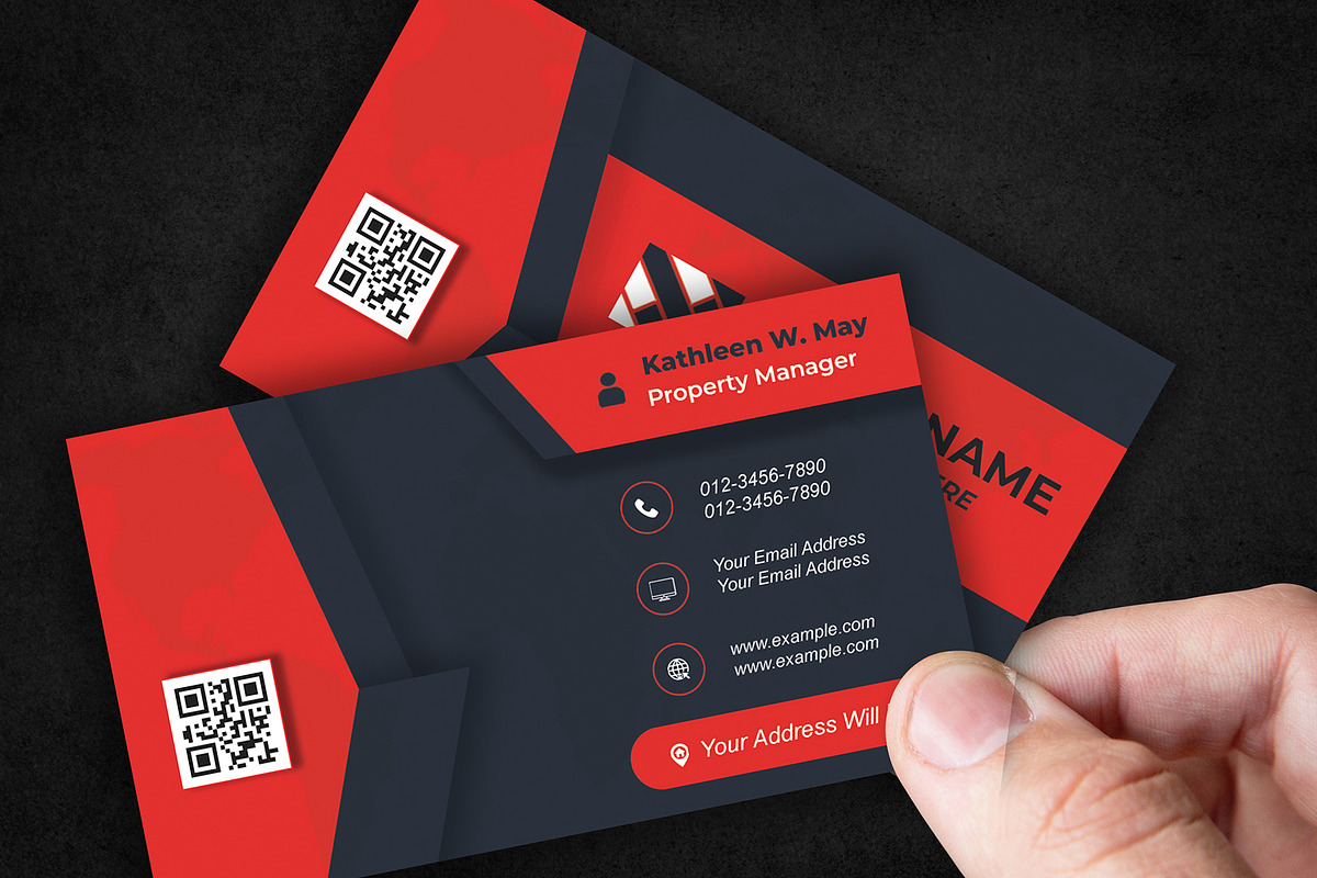 White Business Card PSD preview 3