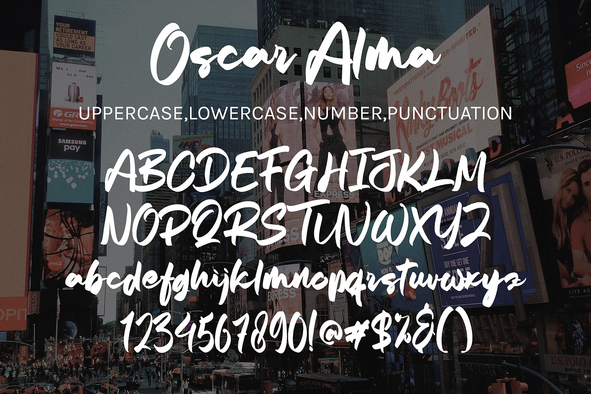 Oscar Alma, a Font by HaKi Studio (Photo 6 of 6)
