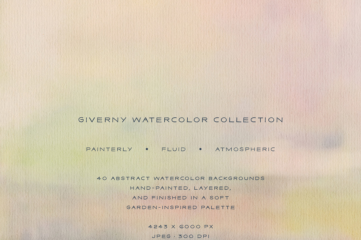 Giverny Watercolor Backgrounds, a Background Graphic by alonahaidash (Photo 8 of 14)