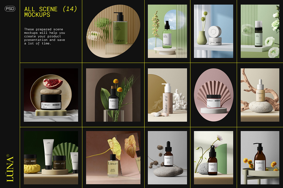 (114) Cosmetics mockups - part 1, a Packaging Mockup by Creatoom (Photo 15 of 16)