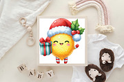 Christmas Kawaii Fruits Sublimation, an Illustration by CraftArtStudio (Thumbnail 6 of 6)