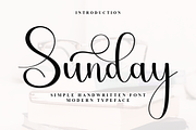 Sunday, a Sans Serif Font by InermediaSTUDIO (Thumbnail 1 of 7)