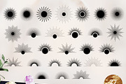 Sun, Moon, Sunbursts, Women's hands, an Object Illustration by Diana Kovach (Thumbnail 3 of 9)