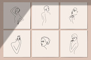 One Line Secret. Line Art Women, a Person Illustration by AnMark (Thumbnail 4 of 10)