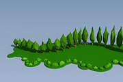 Trees and Bushes Pack - 02, an Environmental 3D Model by Saintpix (Thumbnail 8 of 26)