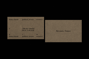 Revoure - B.Card Template/Mockups