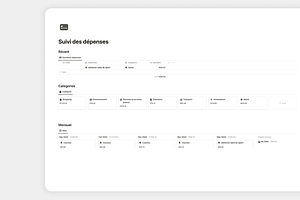 Template Suivi Des Dpenses
