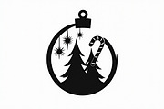 Christmas Ornament Laser Cut Design, a Graphic by musafir_fashion (Thumbnail 8 of 16)