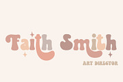 Daisy Chic A Duo Retro Groovy Font, a Sans Serif Font by Prestige Artsy Studio (Thumbnail 8 of 10)