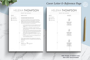 Simple Resume Template, Clean CV, a Resume Template by The Art of Resume (Thumbnail 6 of 8)