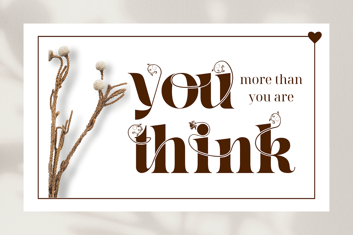 Classical Balance - Decorative Font, a Serif Font by 177Studio (Photo 4 of 8)