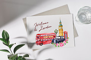 London Clipart Watercolor, an Illustration by MitrushovaArt (Thumbnail 4 of 5)