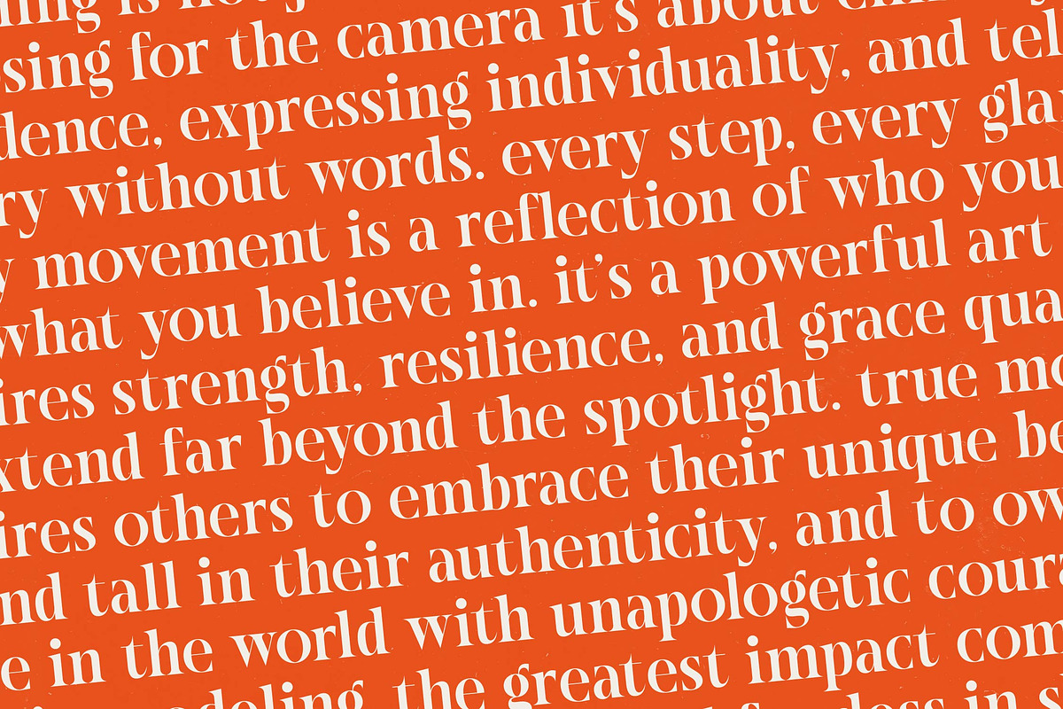 Female Halzita Modern Alternate Font, a Serif Font by timelesstype.co (Photo 13 of 20)
