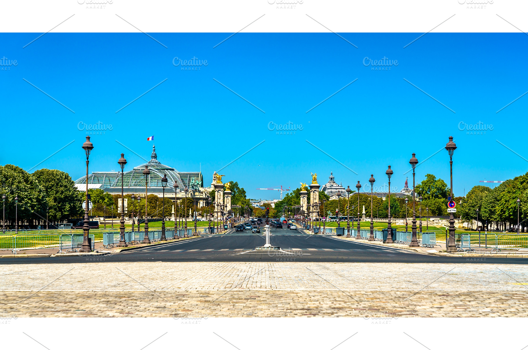 Avenue of Marechal Gallieni and, an Architecture Photo by Leonid Andronov