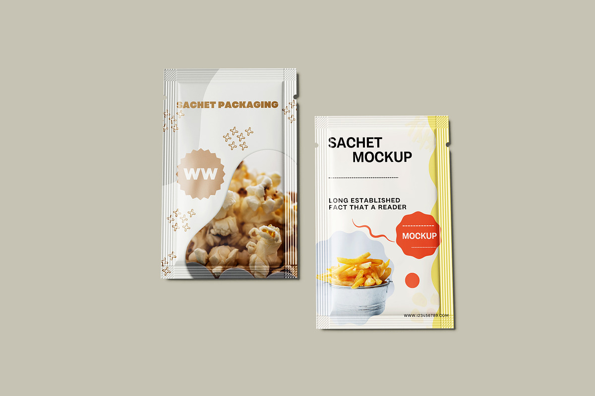 Sachet Mockup, a Packaging Mockup by NyakBiett (Photo 6 of 8)