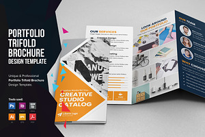 Portfolio Trifold Brochure Design V2