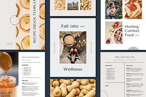 Autumn Canva Cookbook Template