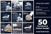 Furniture | 50 Posts | Insgram Posts, a Social Media Template by Mohammad Sarfaraz (Thumbnail 2 of 6)