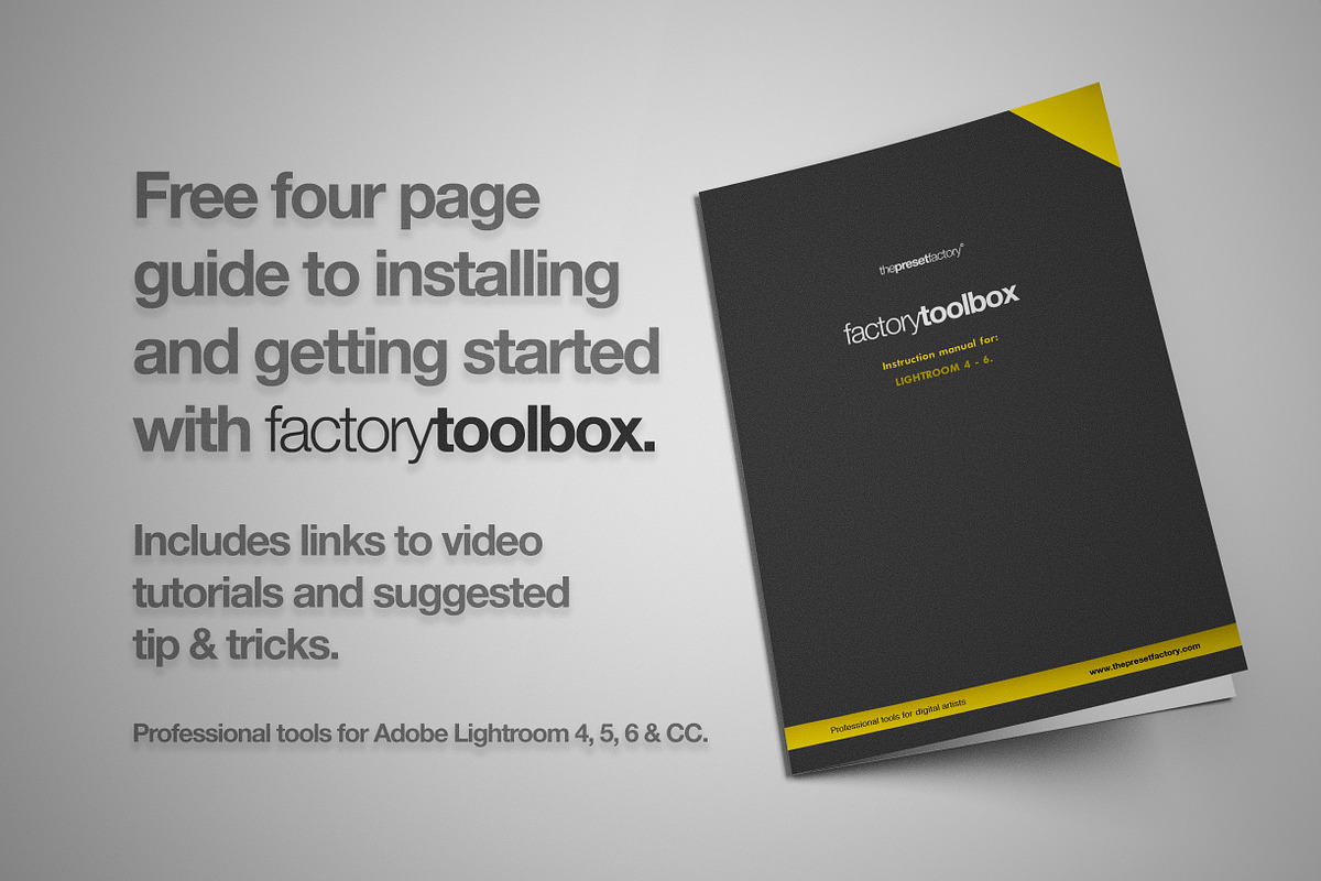 Factory Toolbox - Lightroom Presets, a Plug-in Add-On by The Preset Factory Ltd. (Photo 3 of 5)