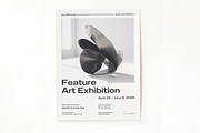 Minimal Exhibition Poster Template, a Poster Template by LePosey Studio (Thumbnail 4 of 9)