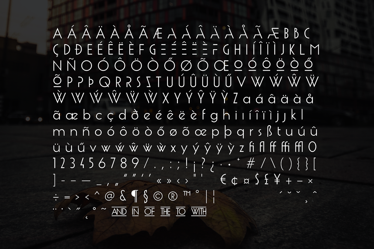 Urban Tour Variable Sans Deco preview 6