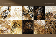 CALLIGRAPHY Abstract Backgrounds, a Background Graphic by Anastezia Luneva (Thumbnail 8 of 10)