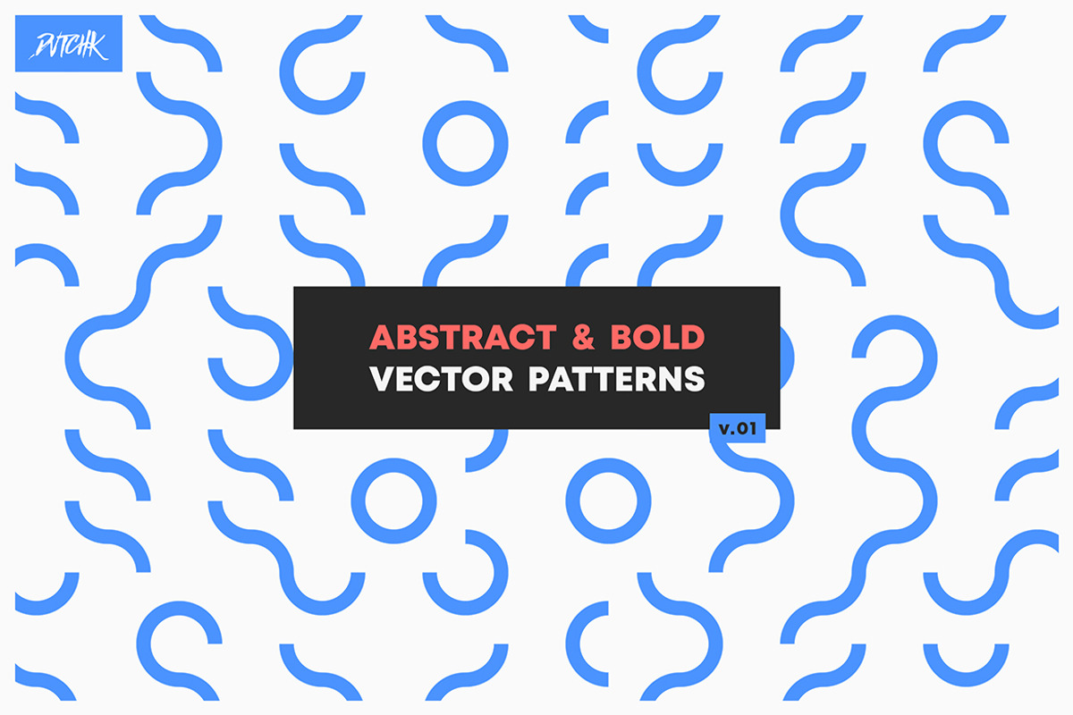 Abstract & Bold Vector Patterns V01, a Pattern Graphic by dvtchk (Photo 11 of 15)
