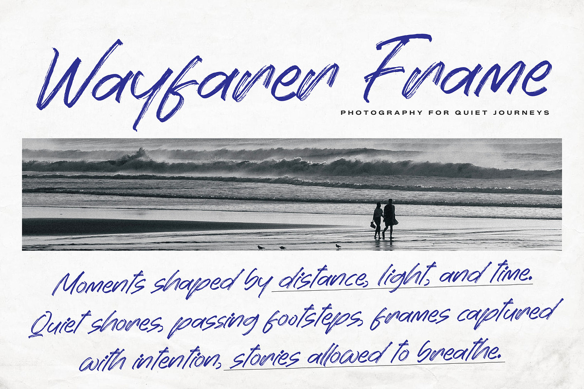 Ramble Hand - Brush Handwritten Font, a Handwritten Font by Graha Type (Photo 2 of 8)
