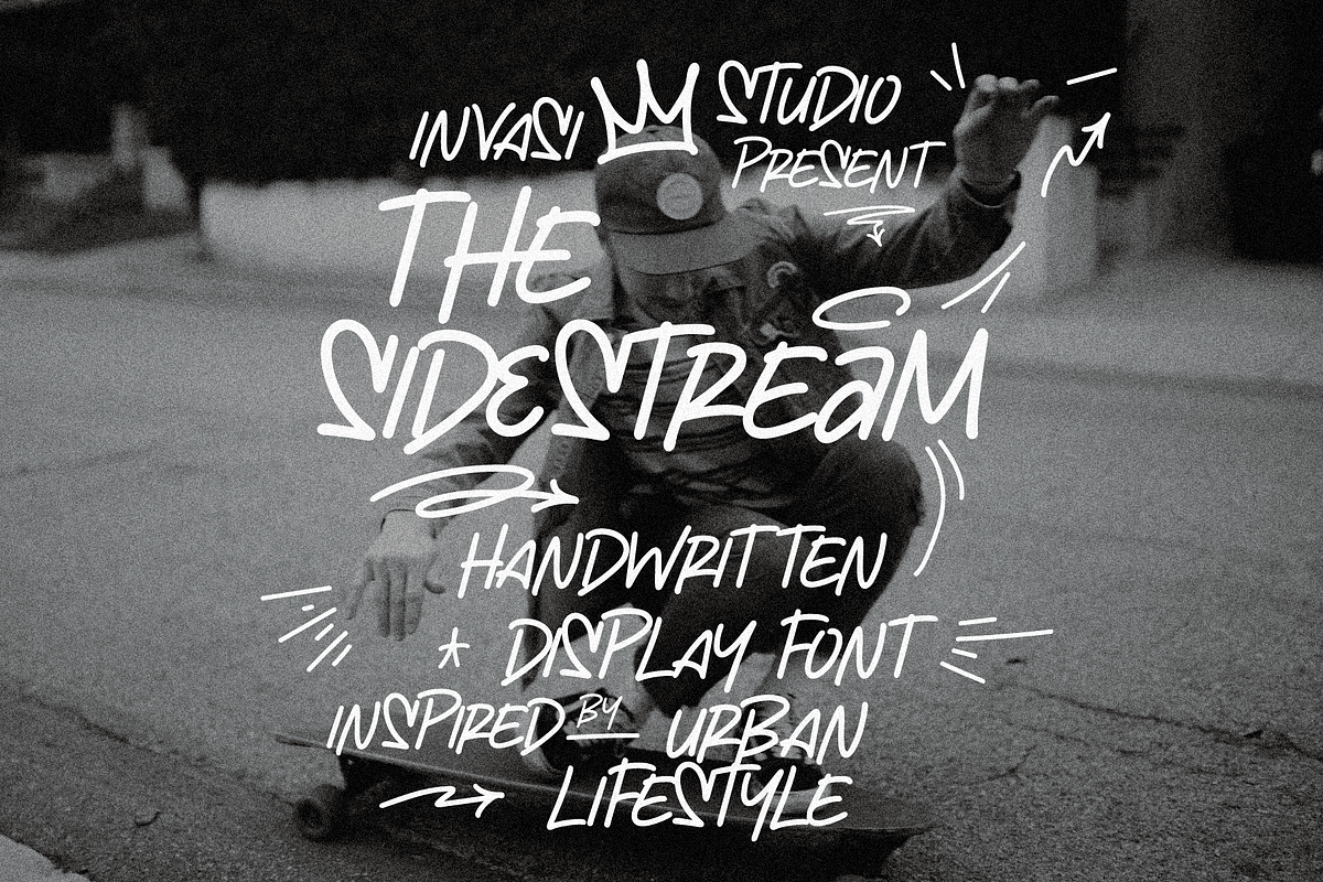 The Sidestream - Graffiti Font, a Script Font by Invasi Studio (Photo 1 of 10)