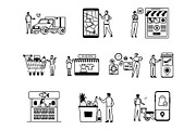 Aesthetic Grocery Store Illustration, an Illustration by Vector Portal (Thumbnail 3 of 5)