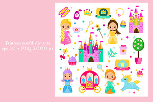 Cute Princess World Set