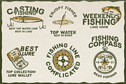 Fishing Outdoor Illustrations, an Object Illustration by Oldden Works (Thumbnail 3 of 11)
