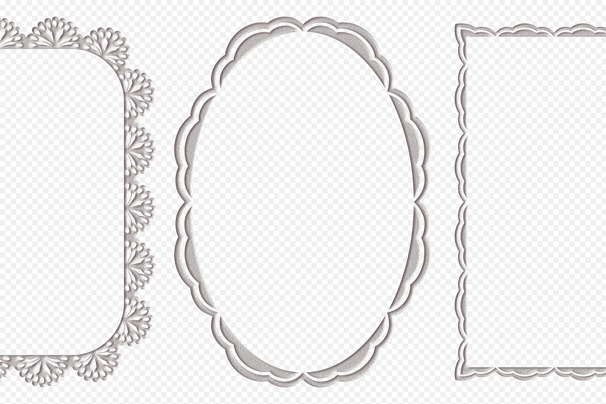Vintage Lace Embossed Frames, an Object Graphic by Yana Lesiuk (Photo 9 of 10)