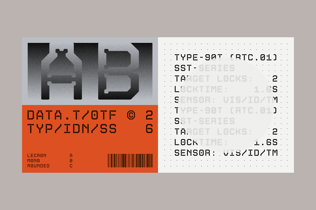 Lecron Mono, a Sans Serif Font by Sunny Side Type (Photo 10 of 13)