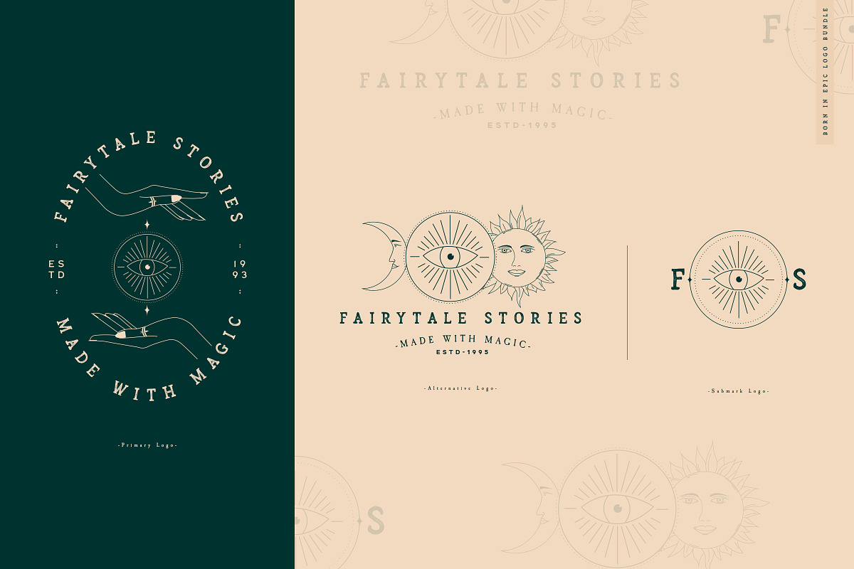Born in Epic Logos//Updated, a Branding & Logo Template by SNIPESCIENTIST