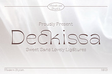 Deckissa - Lovely Serif Font