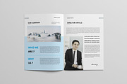Company Profile Template WORD & INDD, a Brochure Template by Taiffco (Thumbnail 3 of 8)