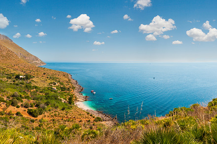 Sea bay in Zingaro Park, Sicily, Italy, a Nature Photo by YuriyB