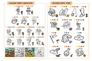 Pirate cartoon set of activity games, an Education Illustration by Ksenya Savva (Thumbnail 6 of 10)