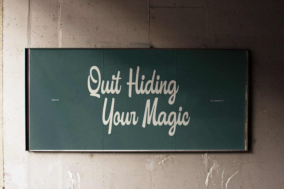 ED Caderette, a Script Font by Emyself Design (Photo 5 of 8)