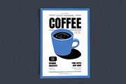 Classic Blue Coffee Shop, a Flyer Template by Me55enjah Design (Thumbnail 3 of 4)