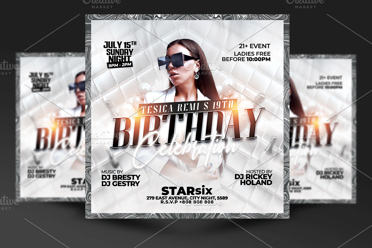 Birthday Flyer, a Flyer Template by RTXdesinger99 (Photo 1 of 3)