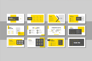 Modern business plan deck template