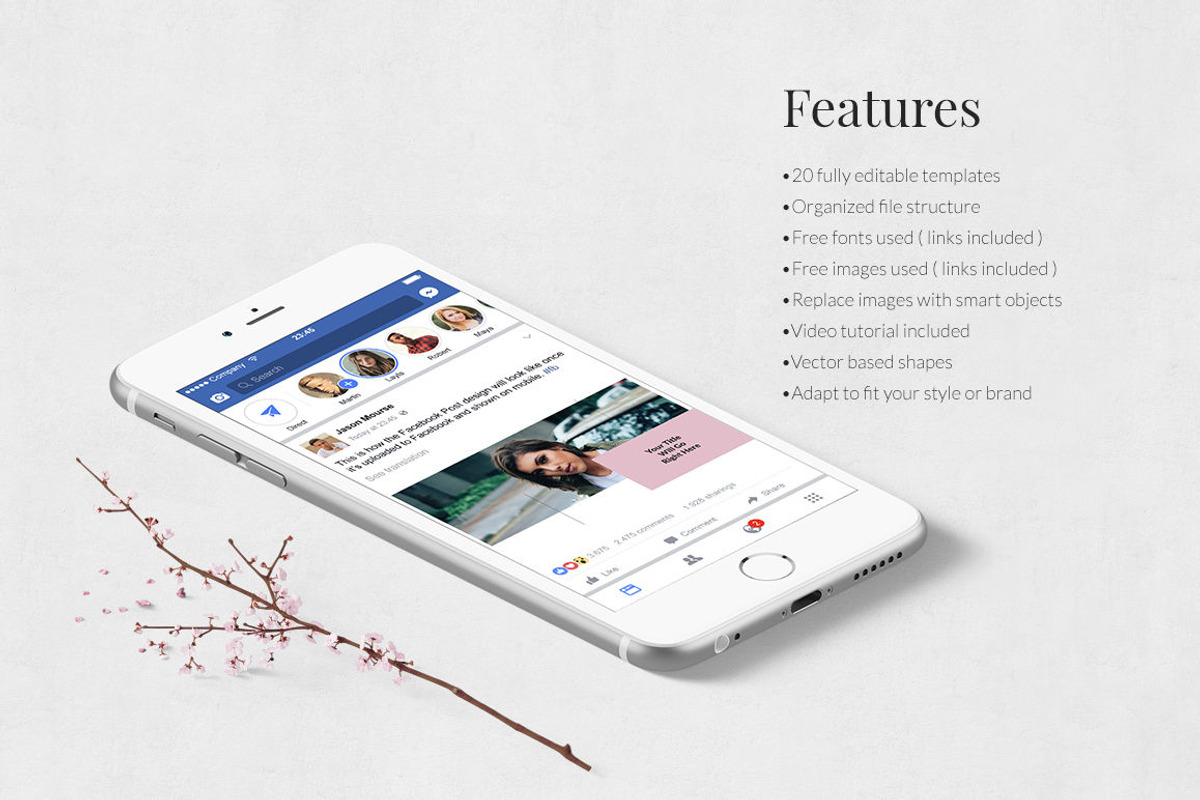 Fashion Facebook Posts, a Social Media Template by Social Corner Graphics (Photo 3 of 7)