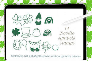 St Patricks Day Stamps For Procreate