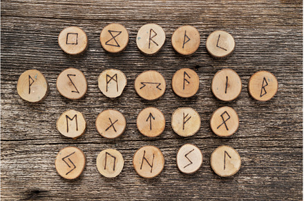 Handmade runes for fortunetelling, an Architecture Photo by Neirfy