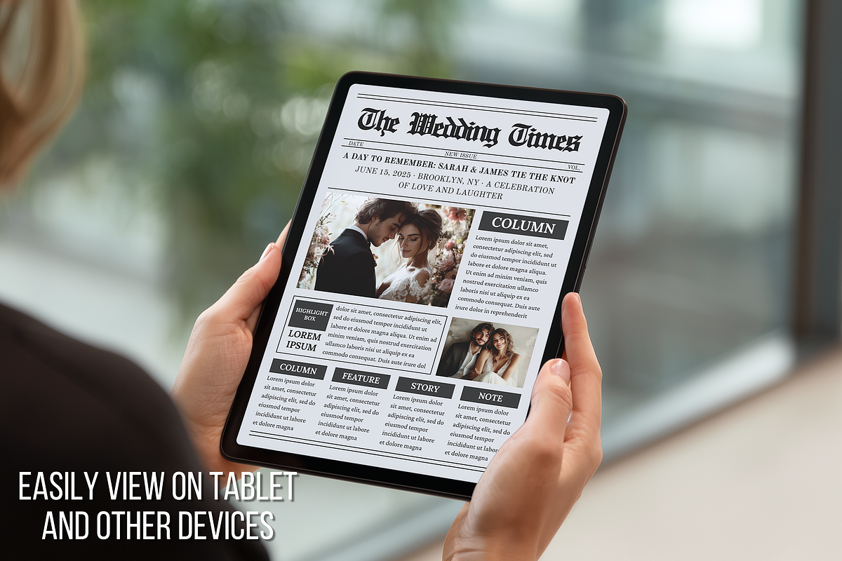 Front Page Newspaper Template, a Magazine Template by ZoloDesignHub (Photo 4 of 7)